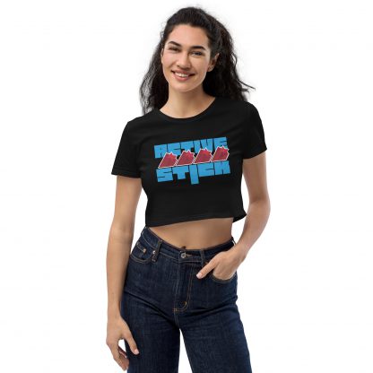 Active Stick Chicago Flag Crop Top - Image 4