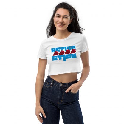 Active Stick Chicago Flag Crop Top - Image 7