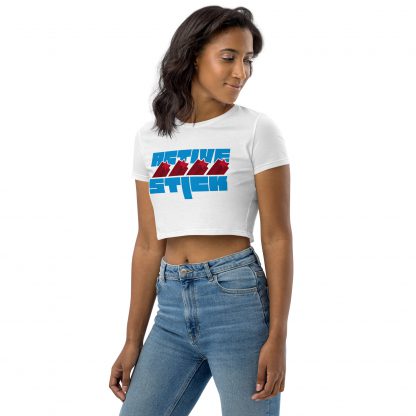 Active Stick Chicago Flag Crop Top - Image 3