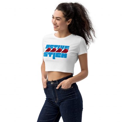 Active Stick Chicago Flag Crop Top - Image 9