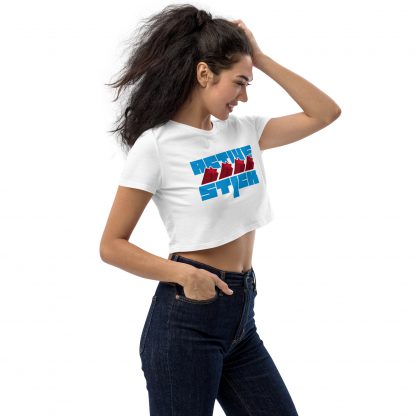 Active Stick Chicago Flag Crop Top - Image 8
