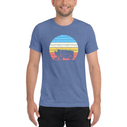 Retro Zambo Triblend Short Sleeve T-Shirt - Image 12